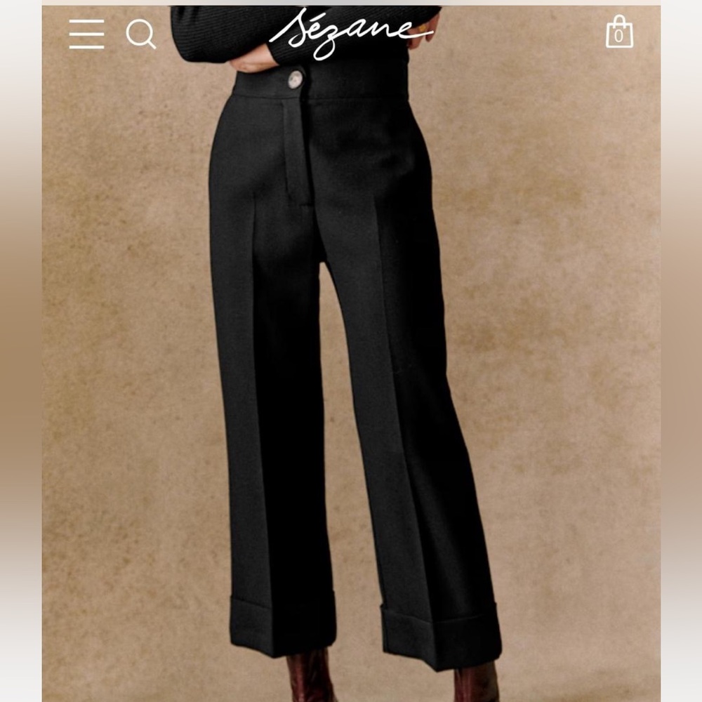 SÉZANE • High Waist Trouser size 34 (2 US)